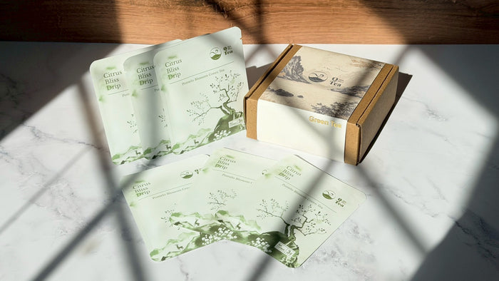 Citrus Bliss | Pomelo Blossom Green Drip Tea